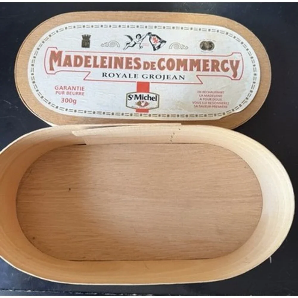 Vintage Madeleines De Commercy Royal Grojean Wood Box France  11